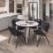Regency Kahlo Round Table & Chair Sets, 36 W, 36 L, 29 H, Wood, Metal, Plastic Top, Maple TPL36RNDPLCM47BK - alternate 1